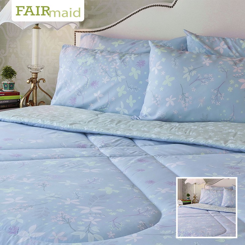 FAIRmaid ชุดผ้าปูที่นอนรัดมุม + ปลอกหมอน ลาย Potpourri สำหรับเตียงขนาด 6 / 5 / 3.5 ฟุต