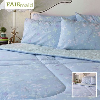 FAIRmaid เซ็ทเครื่องนอน(6/4 ชิ้น) ลาย Potpourri สำหรับเตียงขนาด 6/5/3.5ฟุต (ผ้าปู ผ้านวมเย็บติด ปลอกหมอนและปลอกหมอนข้าง)
