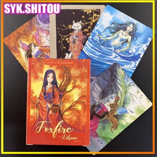 【COD】Foxfire The Kitsune Oracle การ์ดภาษาอังกฤษ สําหรับครอบครัว เพื่อน ปาร์ตี้ เกมกระดาน♦Syk™♦