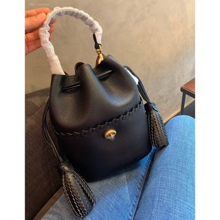 (แท้ 💯%‼) COACH B2023-651 LORA BUCKET BAG WOMEN