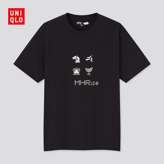 Uniqlo UT เสื้อยืดแขนสั้น พิมพ์ลายมอนสเตอร์ ฮันเตอร์ ไรซ์ สําหรับผู้ชาย และผู้หญิง 441558