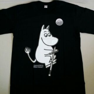 (ผู้ใหญ่)เสื้อยืดแขนสั้น คอกลม ลาย มูมิน Moomin ไซด์ M อก 36 ยาว 26นิ้ว