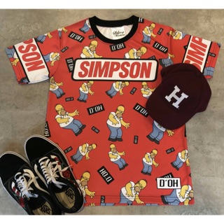 เสื้อ &amp; เดรส ผ้าดาวกระจายลาย SIMPSON