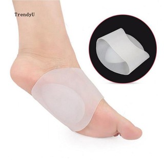 TDU_Silicone Flat Feet Insole Arch Support Plantar Fasciitis Orthopedic Corrector