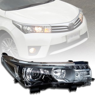 ไฟหน้า ไฟตา โปรเจคเตอร์ PROJECTOR รุ่น โตโยต้า อัลติส TOYOTA ALTIS ปี 2014 - 2017 โคมดำ ฝาใส