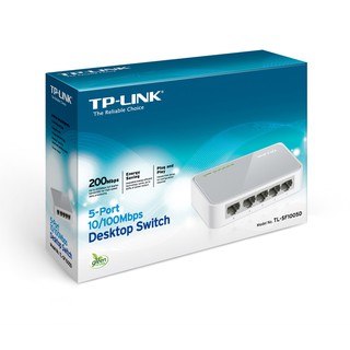 TP-LINK 5-Port 10/100Mbps Desktop Switch รุ่น TL-SF1005D (สีขาว)