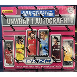 พร้อมส่ง !!! 2021-22 Panini Prizm Premier League Soccer Hobby Box - 1st Off The Line