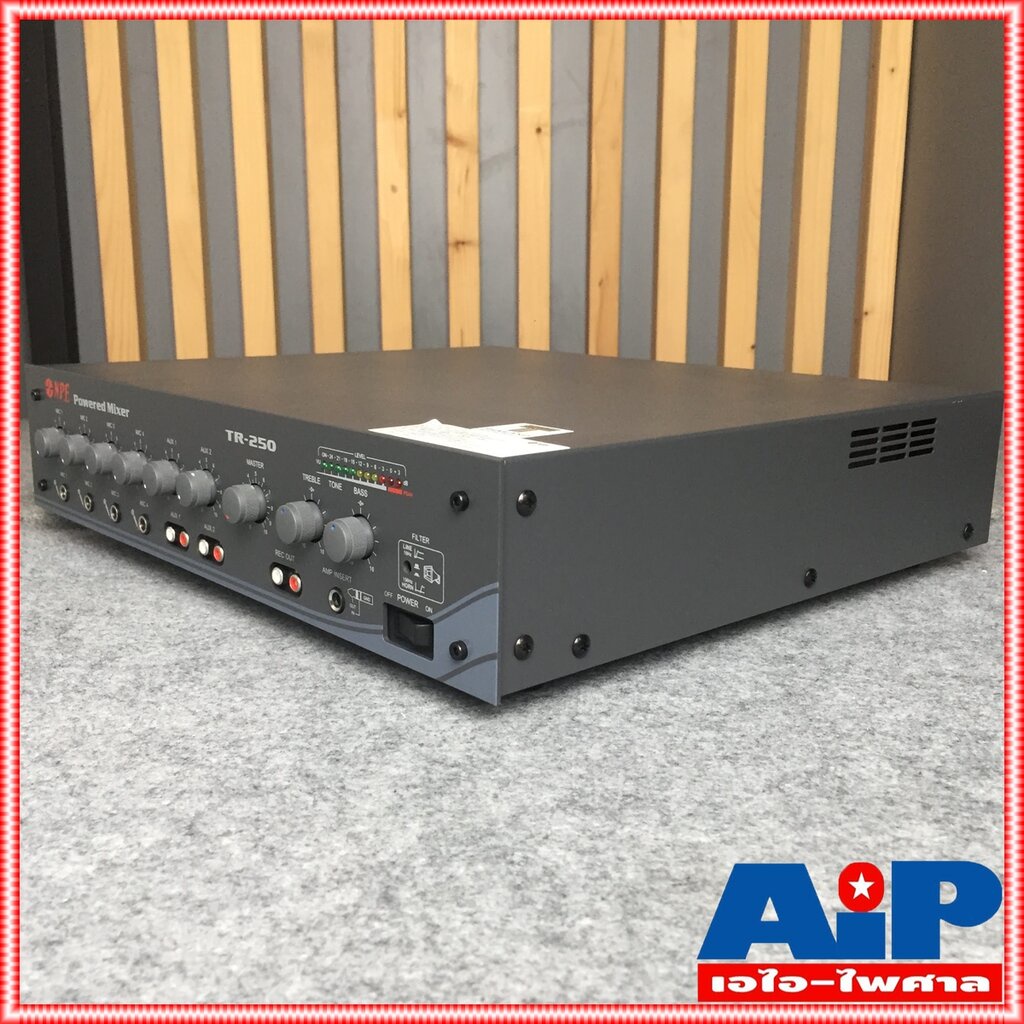 NPE TR-250 POWERMIXER 9kg สีดำ เครื่องขยายเสียง 125 วัตต์ TR 250 TR250 power mixer เพาวเวอร์ มิกเซอร์ +++ - รูปที่ 5
