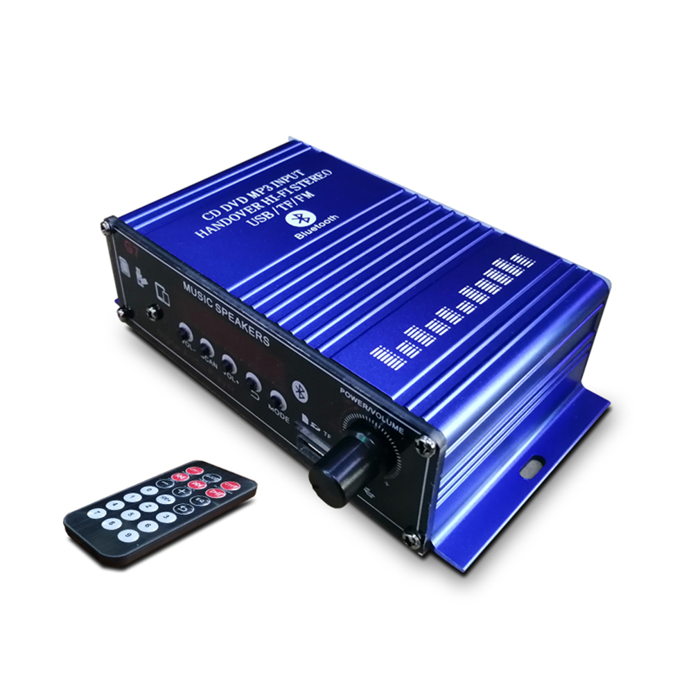 {new}400W Bluetooth HiFi Power 2CH Amplifier Mini Audio Digital Stereo