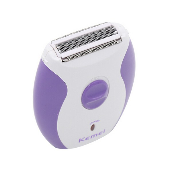 Kemei KM-280R เครื่องโกนกำจัดขนไร้สายใบมีดคู่ ขนาดพกพา รูปที่ 7