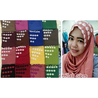 Anndy Hijab  Shop ฮิญาบผ้าคลุมชีฟองติดดอก