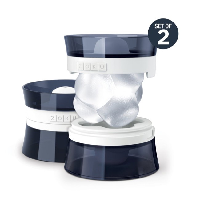 Zoku แม่พิมพ์น้ำแข็ง Jack Ice Molds Set Of 2 by dotlife