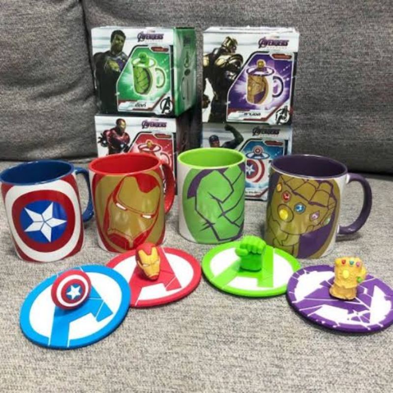 แก้วมัค Avengers แก้วของสะสมหายาก จาก 7/11
