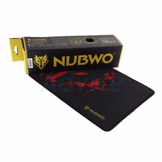 NUBWO แผ่นรองเมาส์เกมส์ Speed Edition 240x320x4 ม.ม. รุ่น NP-007-ดำ