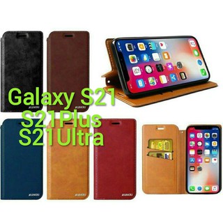 Samsung Galaxy S21/S21Plus/S21Ultra(พร้อมส่งในไทย)Xunduเคสฝาพับ แบบแม่เหล็กเปิดปิด เก็บนามบัตรได้