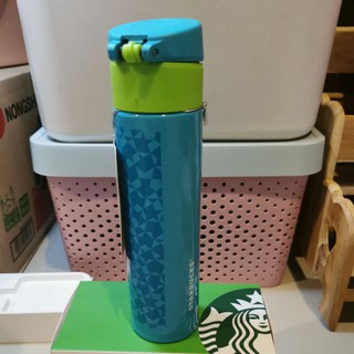 *ของสะสม* Starbucks Thermos ทรงไฟฉายจากญี่ปุ่น ลายและสีเอกลักษณ์เฉพาะสตาร์บักส์ญี่ปุ่นเท่านั้น ทรงสวยมาก จับถนัดมือ
