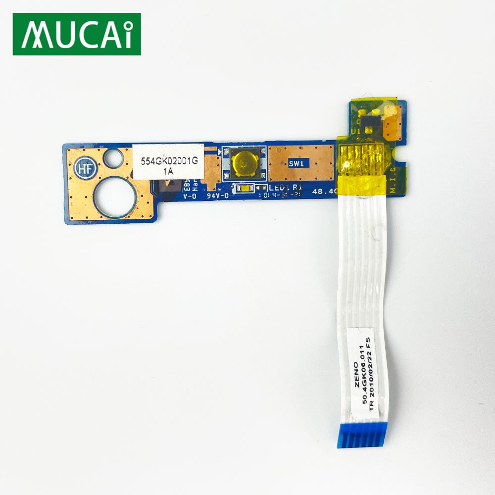 HP 4520S 4525S 4720S 4725S แล็ปท็อปปุ่มสวิทช์สายไฟอุปกรณ์ซ่อม 50.4GK06.001 50.4GK06.011