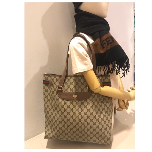 Gucci vintage tote bag สภาพใหม่(ไม่ผ่านการใช้)