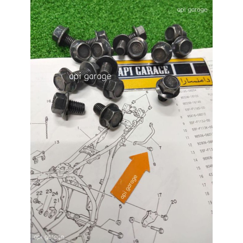 SKRU SCREW HANDLE STANDING RXZ OEM