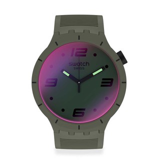 Swatch นาฬิกาผู้ชาย Big Bold FUTURISTIC GREEN รุ่น SO27M105