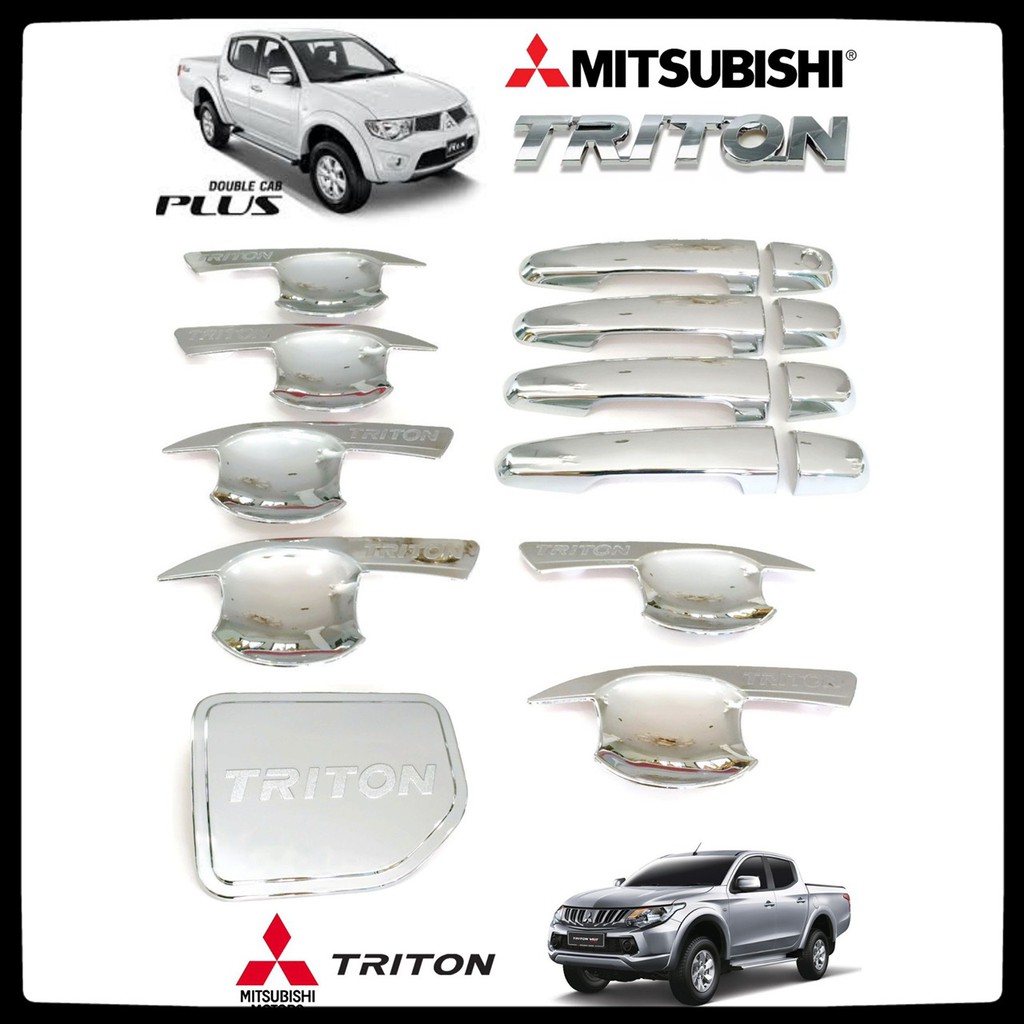 💥ของแต่งครบชุด💥 MITSUBISHI TRITON ปี 2010-13 ชุดแต่ง Chromium