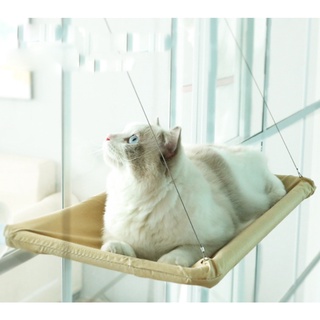 PP-108 เปลแมวติดกระจก ขนาดใหญ่ 55x35 ซม. รองรับน้ำหนักได้ถึง…