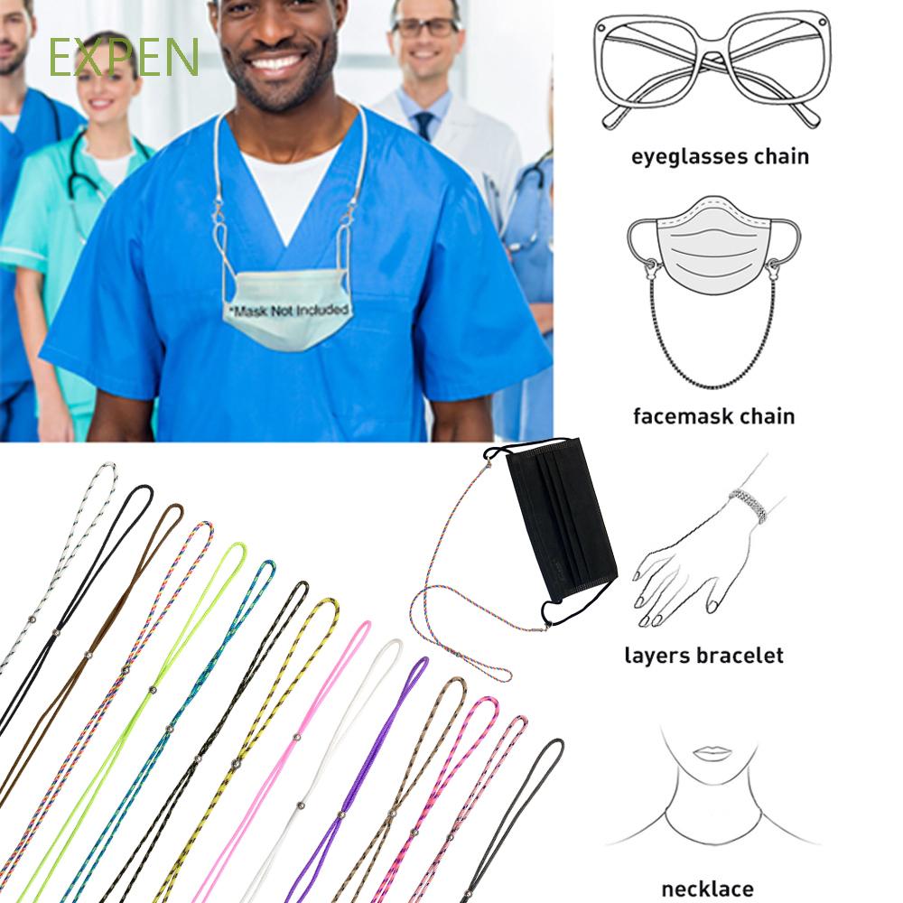 EXPEN Eyeglass Lanyard Reading Glasses Chain Glasses Clips Neck Straps