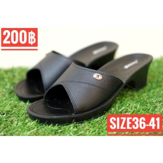 SIZE36-41 Aerosoft รองเท้าแตะ ผู้หญิง แบบสวม รุ่น A3131  (ดำ)