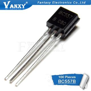 100PCS BC557B TO-92 BC557 TO92 557B new triode transistor