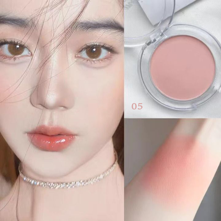 บลัชออนโมโนโครม, แมตต์, แต่งหน้านู้ด,บลัชออน ปัดแก้ม สีธรรมชาติ ติดทนนาน เหมาะสำหรับนักเรียน นักศึกษา และพนักงานออฟฟิศ Monochrome blush, matte, nude makeup, long-lasting natural blush, suitable for students and office workers.