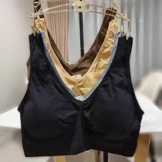 👙👗 JD 1023 สปอร์ตบราสำหรับสาวอวบ สปอร์ตบราไซส์ใหญ่ 👙👗 ผ้านุ่ม ลื่น กระชับ ไร้ตะขอ ไร้โครง