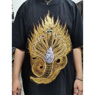 เสื้อยืดพญานาคงานเพ้นท์มือhandmade