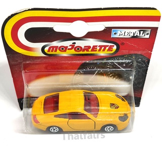 รถเหล็ก Majorette Porsche 996 yellow ปอร์เช่ 996 กบเหลือง (เบาะแดงมีโลโก้) หายาก