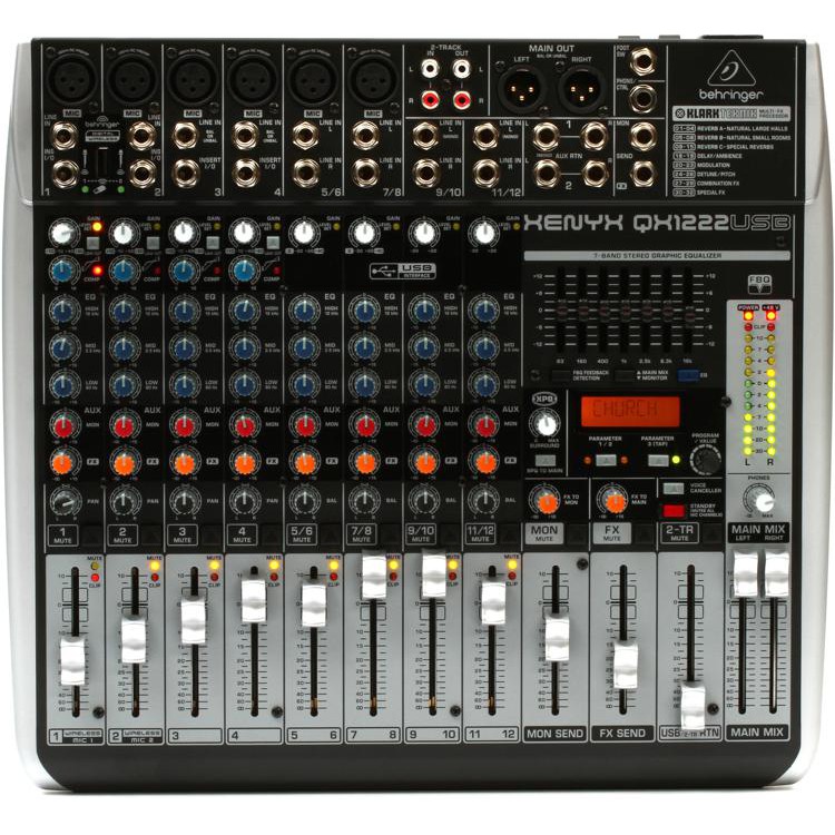 มิกเซอร์ BEHRINGER XENYX QX1222USB Mixer