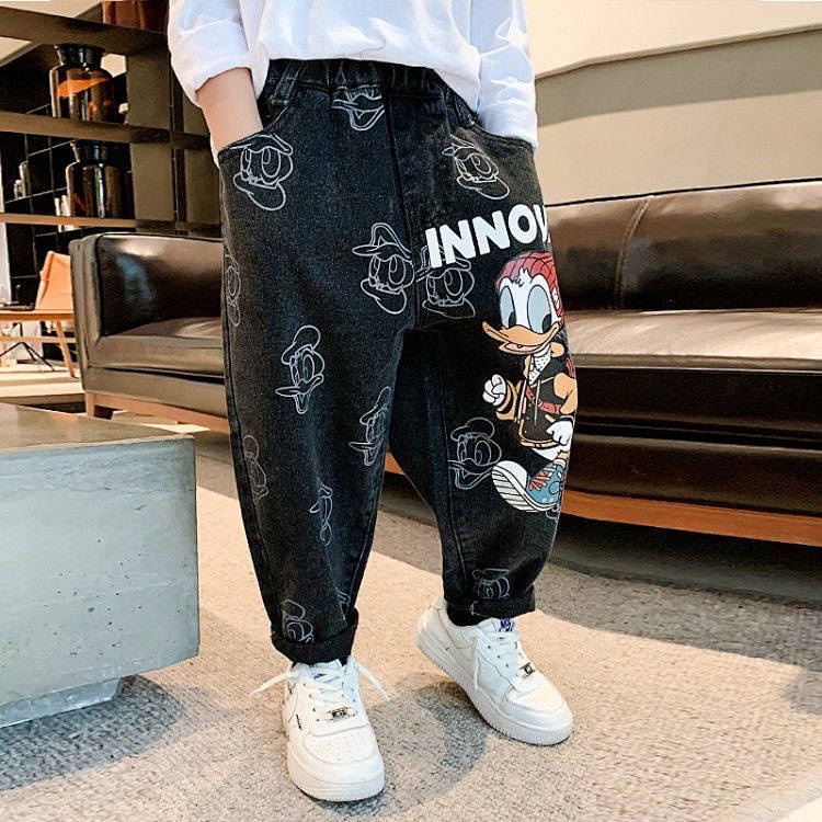 Beauty Boys Jeans Spring and Autumn 2022 New Childrens Korean