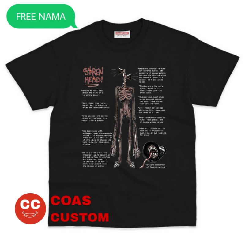 เสื้อยืด SIREN HEAD CHILDRENS