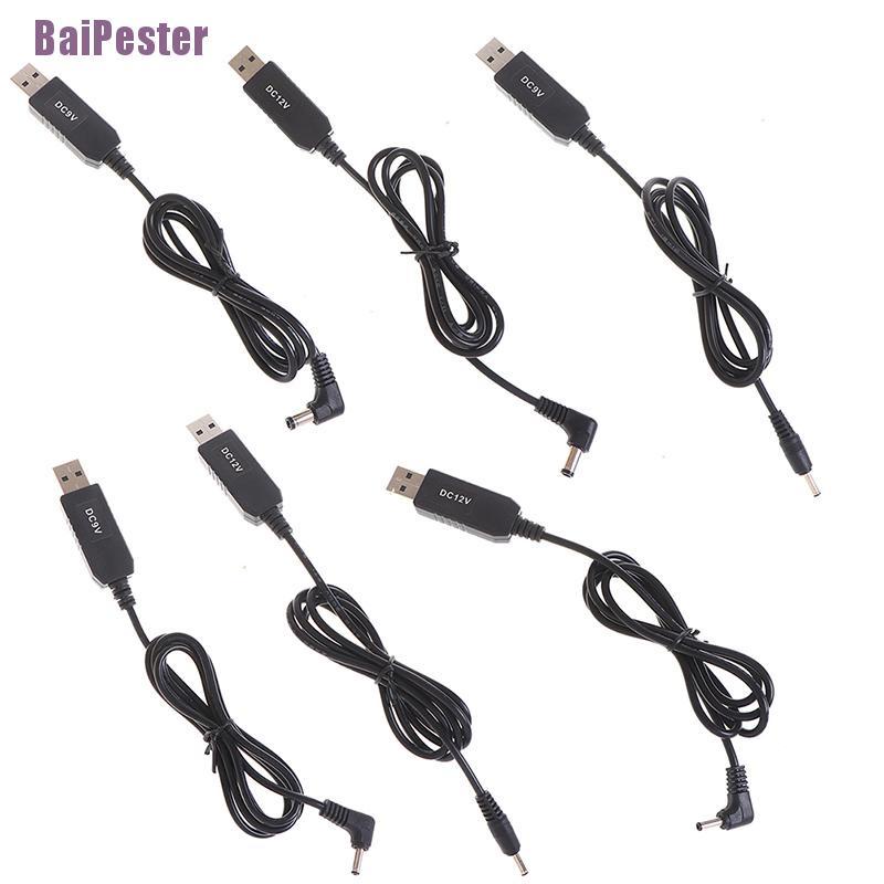 Baipester- + Usb 5V to 9V 12V 3.5x1.35mm Power Boost Adapter Cable