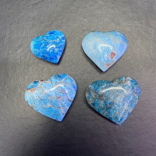 Blue Apatite Heart Shape