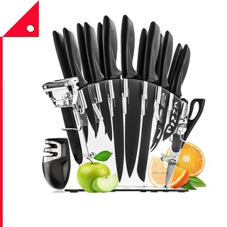 Home Hero : HHRAMZ005* ชุดมีดทำอาหาร Stainless Steel Knife Set 13-Piece