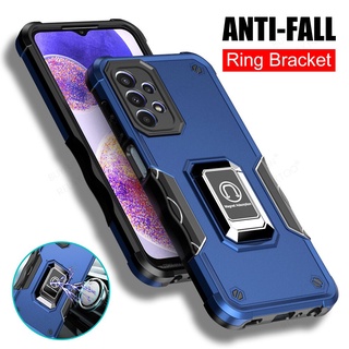 Heavy Duty Armor Coque Case For Samsung Galaxy A23 4G A13 A33 A53 A73 5G 2022 A 13 23 33 53 Car Magnetic Ring Stand Hard Cover