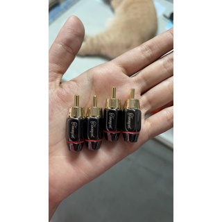 แจ็ค RCA หัวแน่น คุณภาพดี ใส่สาย 4-6 mm ราคาตัวละ