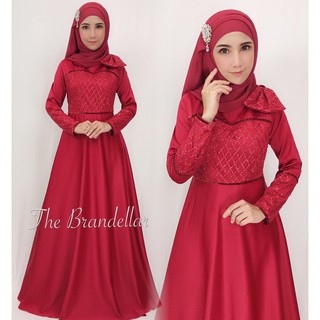 Dress Muslim BD005 ชุดอิสลาม สวยๆ เดรสมุสลิม ชุดเดรสอิสลาม พร้อมผ้าคลุม ชุดรายอมุสลิม แฟชั่นมุสลิม เสื้อผ้ามุสลิม อะบายา