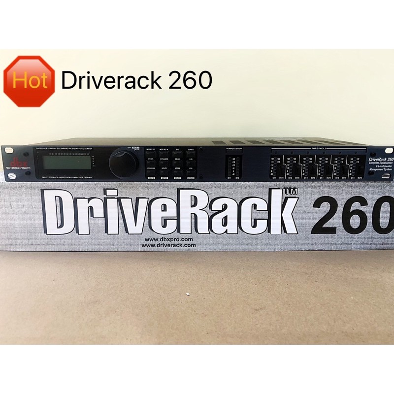 ((ขายดี)) Driverack 260 อุปกรณ์ปรุงเเต่งเสียง ตั้งค่าให้ฟรี