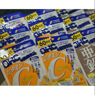 ส่งฟรี!!! วิตามินซี DHC vitamin C 60  ราคาถูก ของแท้100%