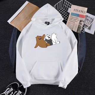 เสื้อฮู้ดดี้ กีฬา แฟชั่น We Bare bears Velvetbirthday ของขวัญ