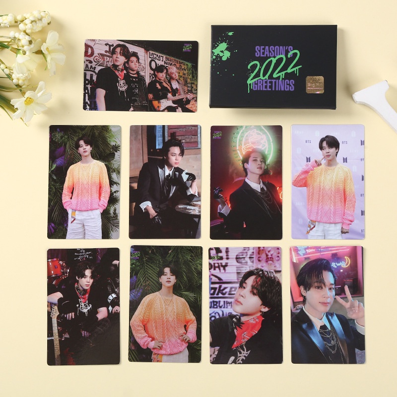 Kpop Bts 2022 Season's การ์ดอวยพรภาพการ์ด Bangtan Boys Hd ของสะสม
 #4