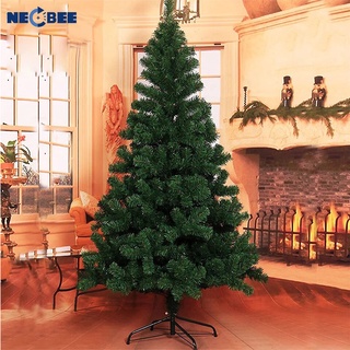 ต้นคริสต์มาสประดับตกแต่ง ขนาด 90-210 ซม. Christmas tree ต้นไม้ตกแต่งบ้าน สีเขียว ต้นไม้เทศกาลคริสต์มาส กันน้ำ ทนทาน