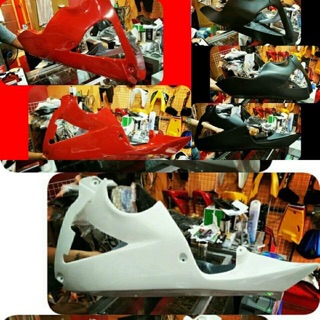 อกล่างสนาม Cbr650F มีสีดำ,แดง,ขาว,เทา