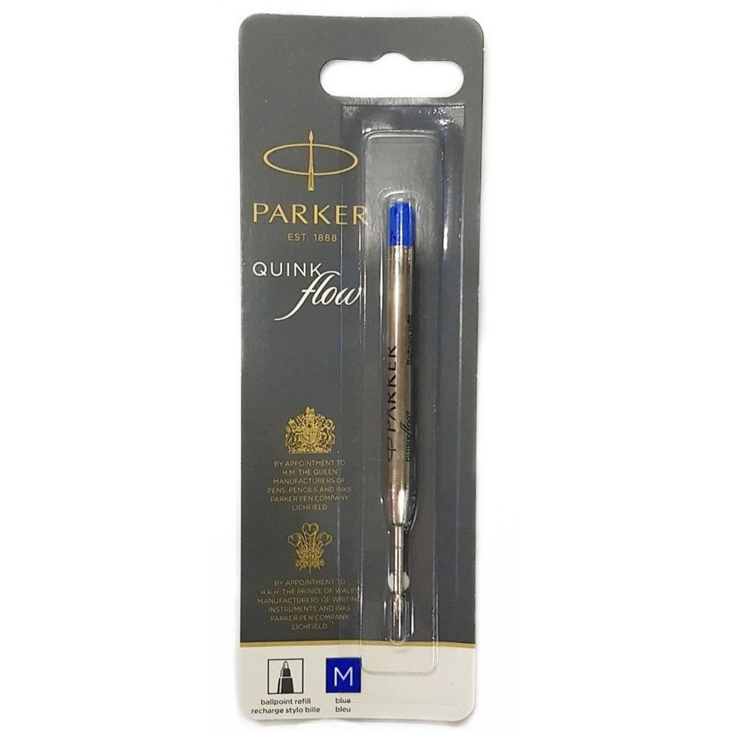 (KTS)(SALE)ไส้ปากกา Parker Quink Flow Ball Pen ขนาดกลาง 0.7mm. สีน้ำเงิน