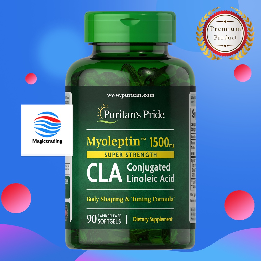 Puritan's Pride Super Strength Myo-Leptin™ CLA 1500 mg / 90 Softgels